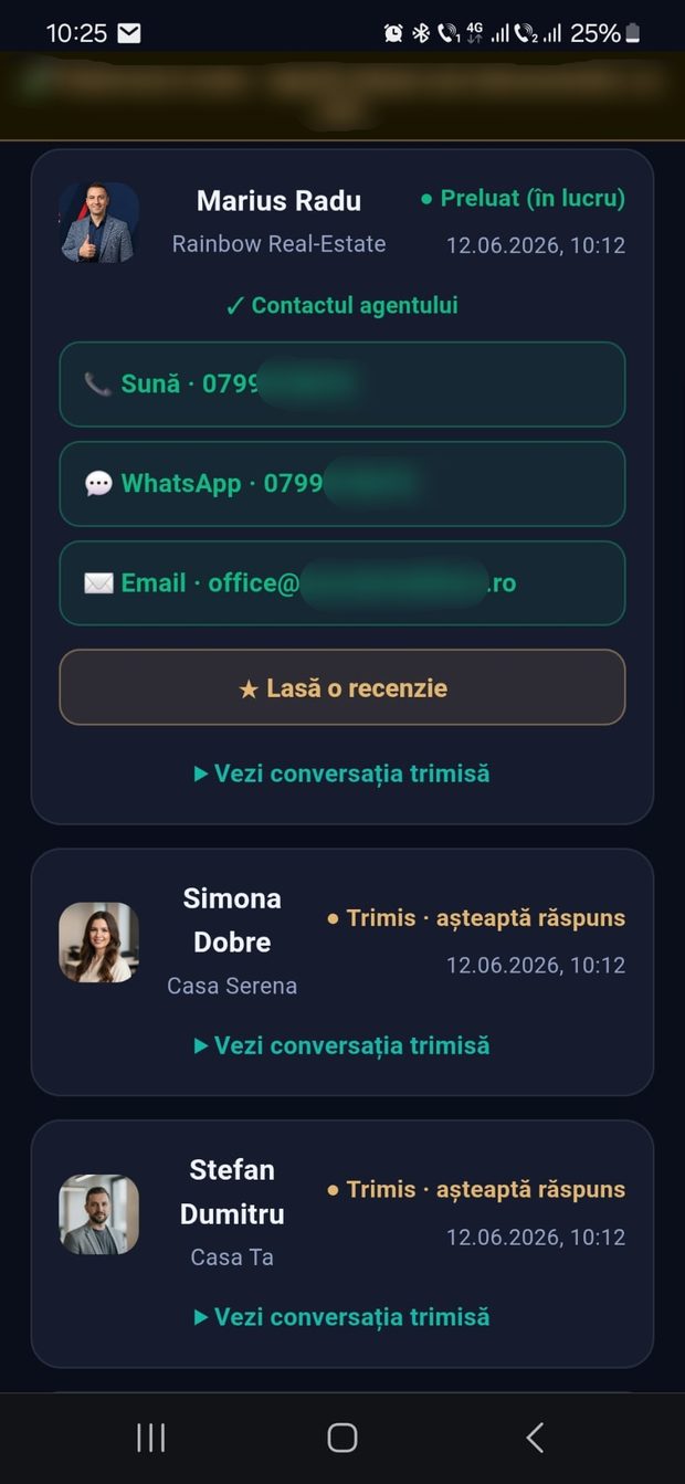 Urmărești totul din contul tău